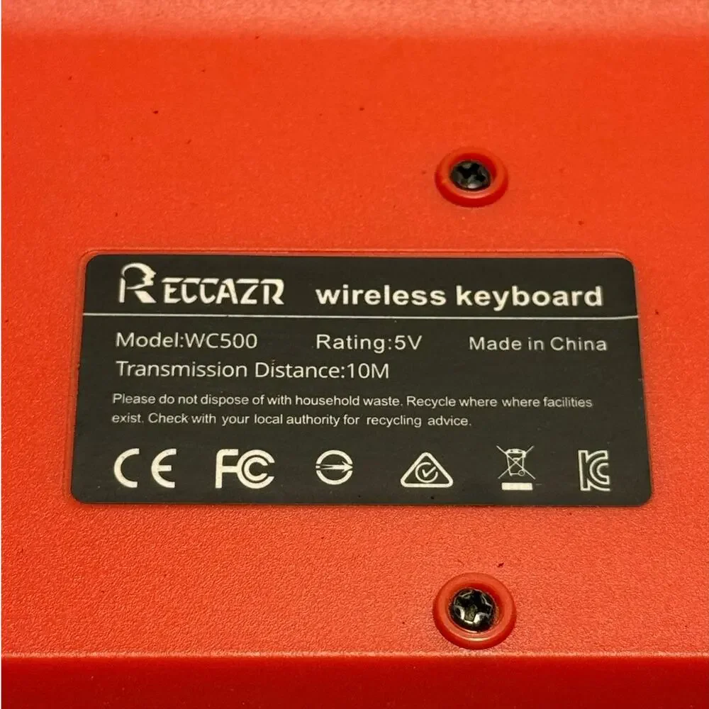 Reccazr Wireless Keyboard & Mouse Combo